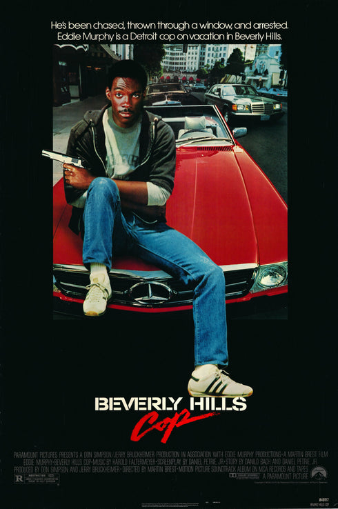 beverly hills cop 1984 rolled one sheet