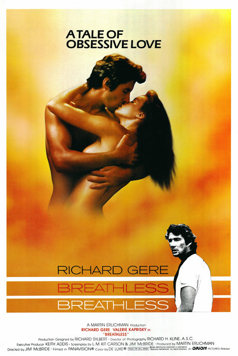 breathless 1982 rolled one sheet