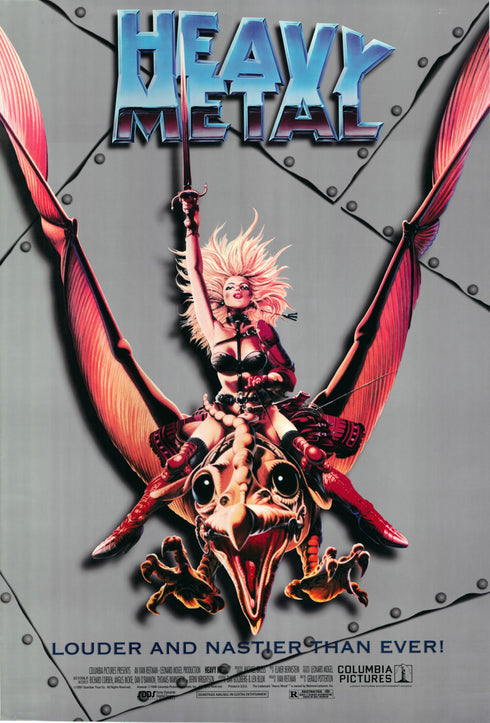 heavy metal 1981 rolled advance one sheet