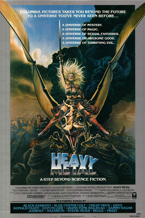 heavy metal 1981 rolled one sheet