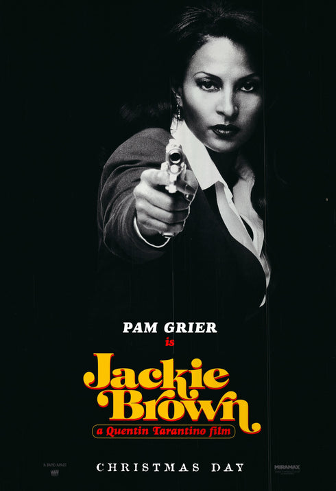 jackie brown 1997 pam grier rolled advance one sheet version b