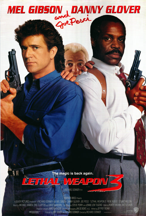 lethal weapon 3 1992 rolled advance one sheet