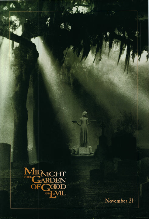 midnight in the garden of good and evil 1997 rolled one sheet double sided
