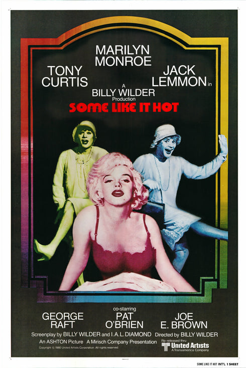 some like it hot 1980 rolled one sheet international