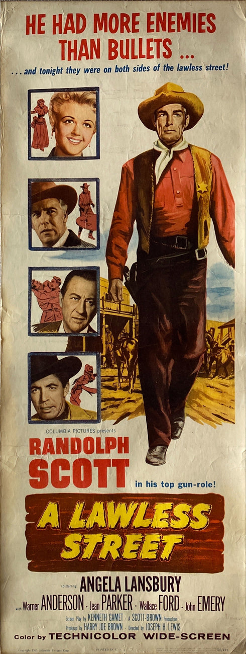 a lawless street 1955 insert card