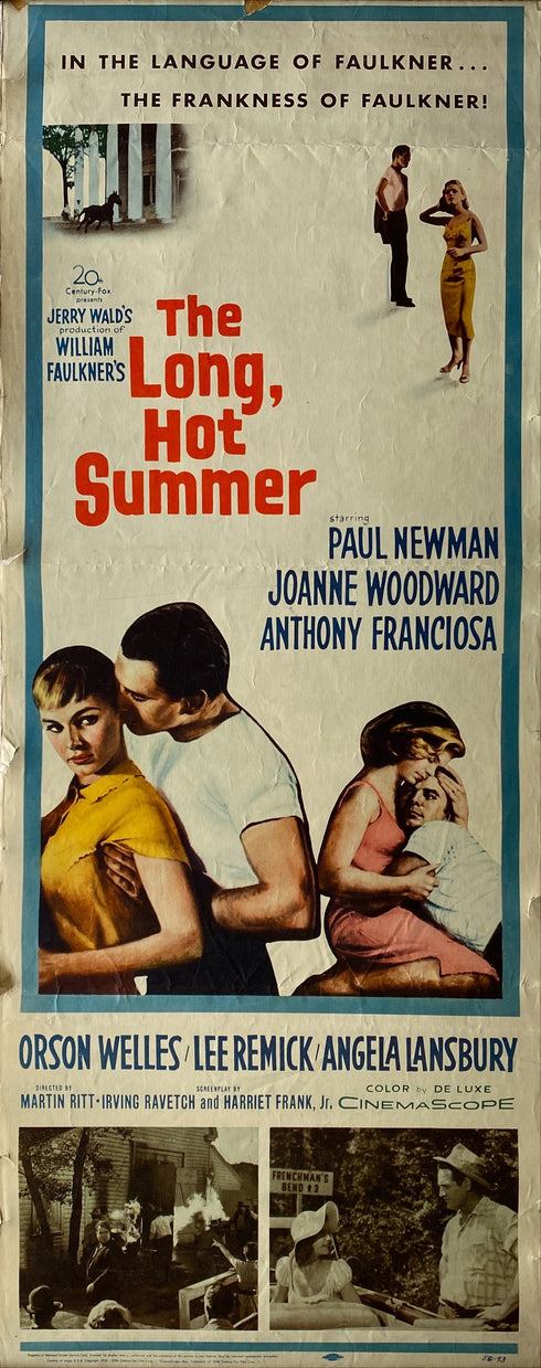 the long hot summer 1958 insert card