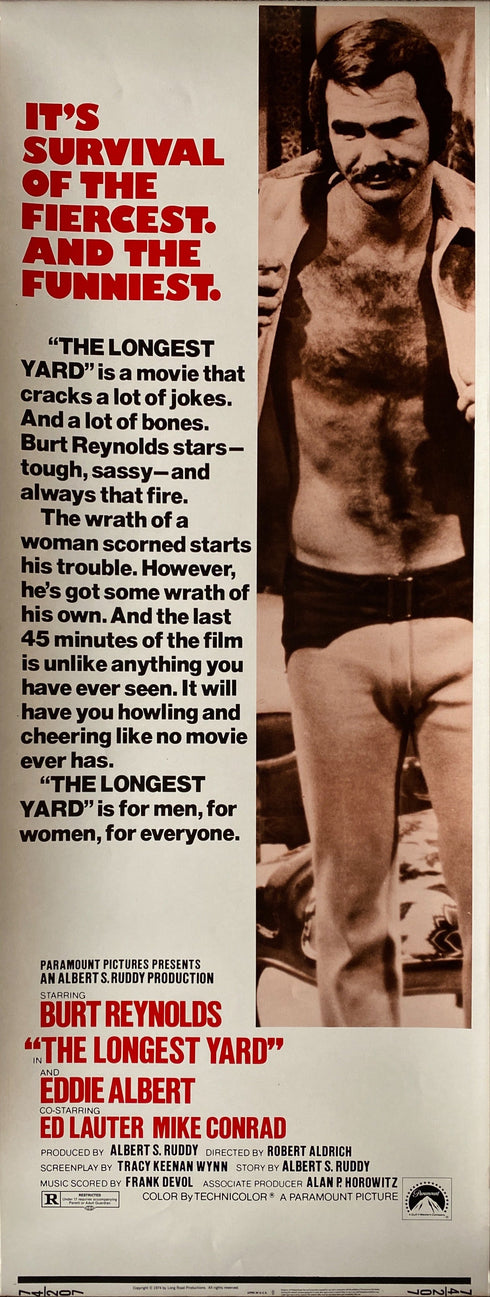 the longest yard 1974 insert card