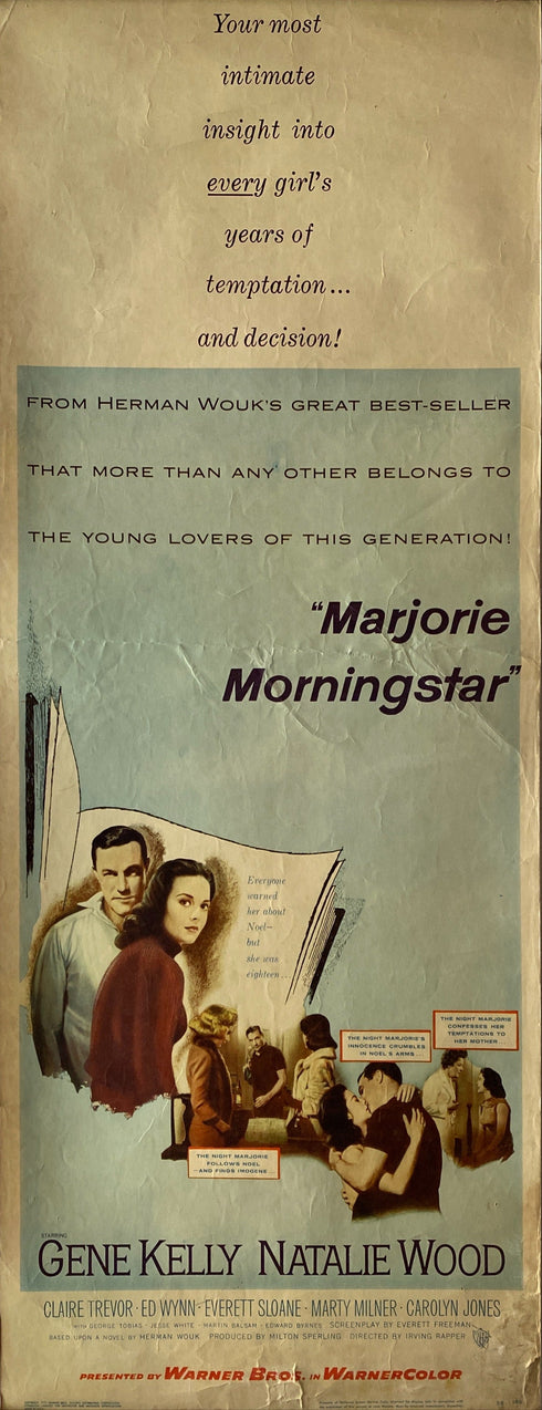 marjorie morningstar 1958 insert card
