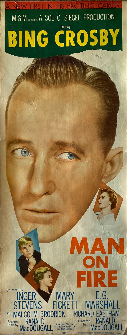 man on fire 1957 insert card