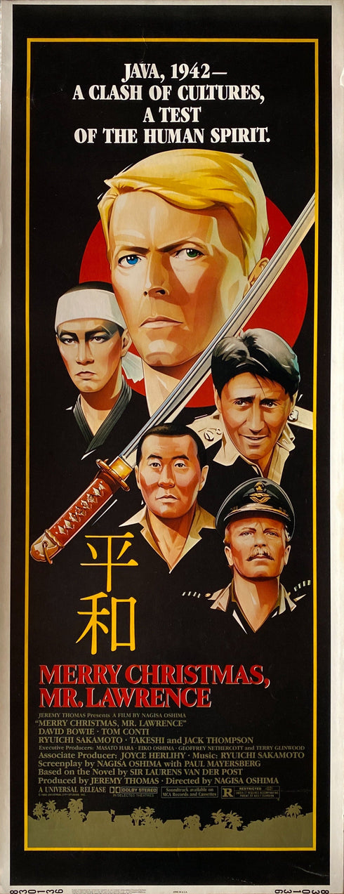 merry christmas, mr lawrence 1983 insert card