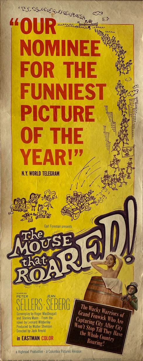 the mouse that roared 1959 insert card