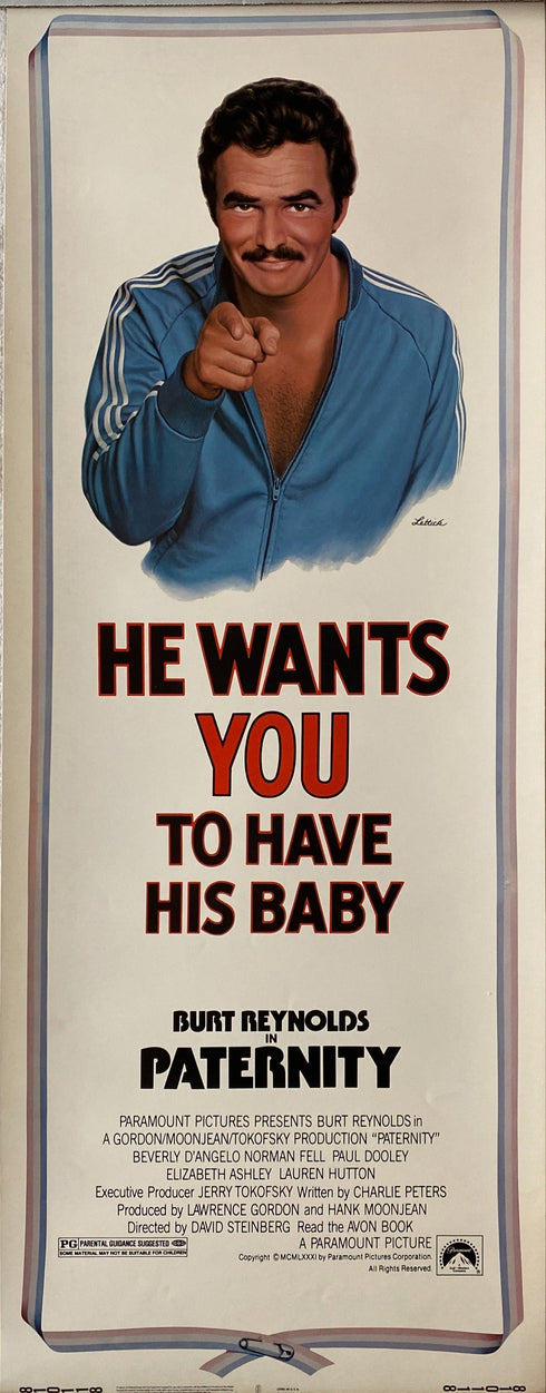 paternity 1981 insert card