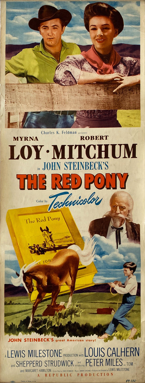 the red pony 1949 insert card