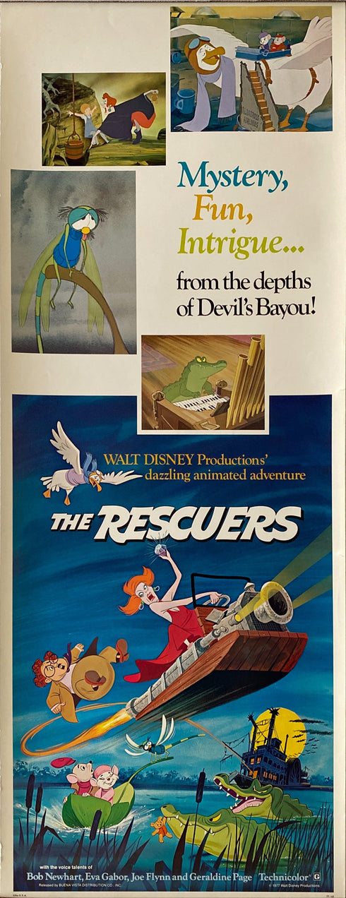 rescuers 1977 insert card
