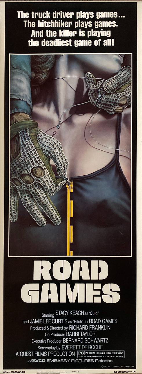 road games 1981 insert card