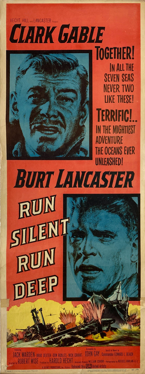run silent, run deep 1958 insert card