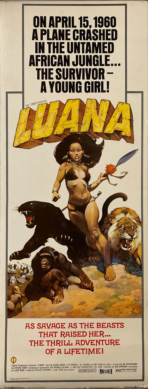 luana 1973 insert card