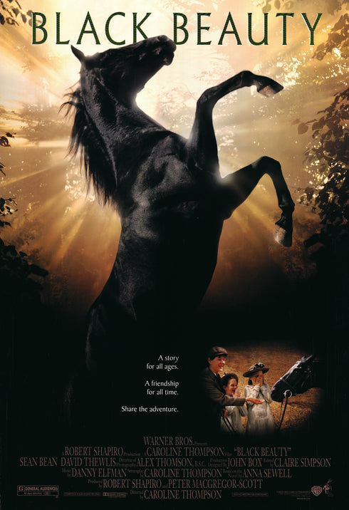 black beauty 1994 one sheet poster rolled