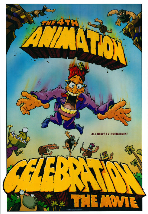 animation celebration the movie 1993 one sheet poster rolled