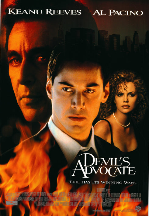 devil's advocate 1997 one sheet poster rolled