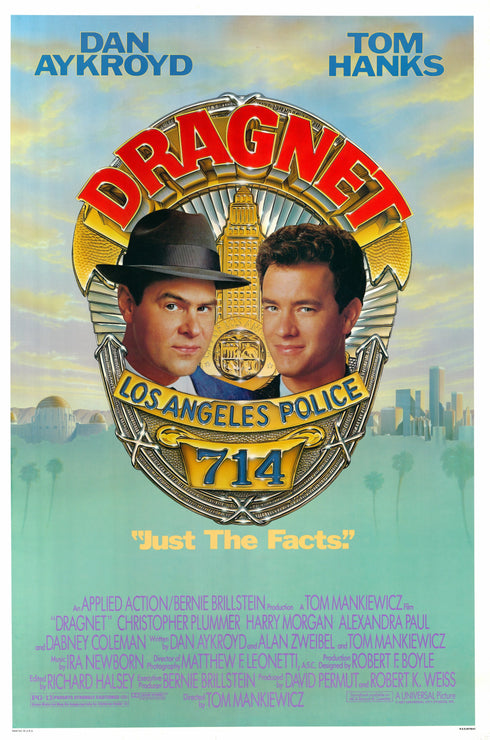 dragnet 1987 one sheet poster rolled
