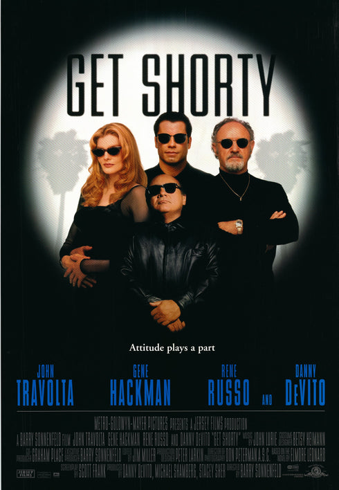 get shorty 1995 one sheet poster rolled