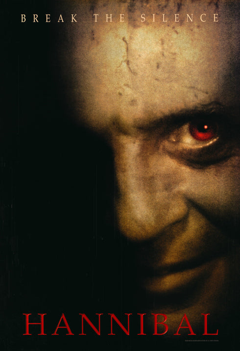 hannibal 2000 advance one sheet poster rolled