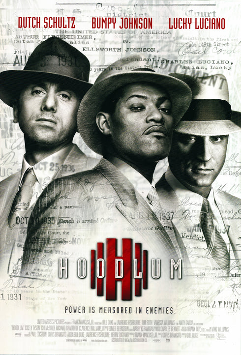 hoodlum 1997 one sheet poster double sided rolled