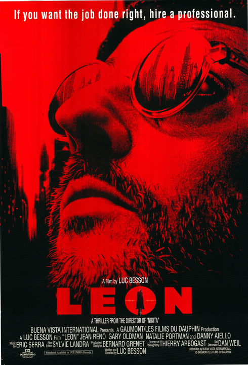 leon 1994 one sheet poster rolled