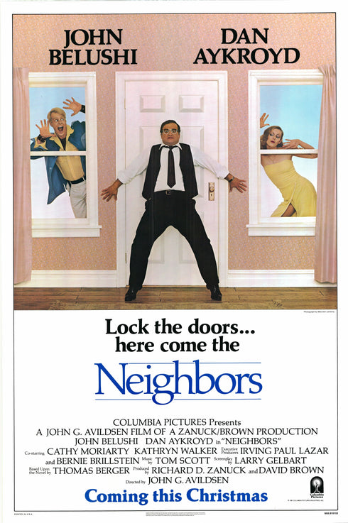 neighbors 1981 one sheet poster rolled