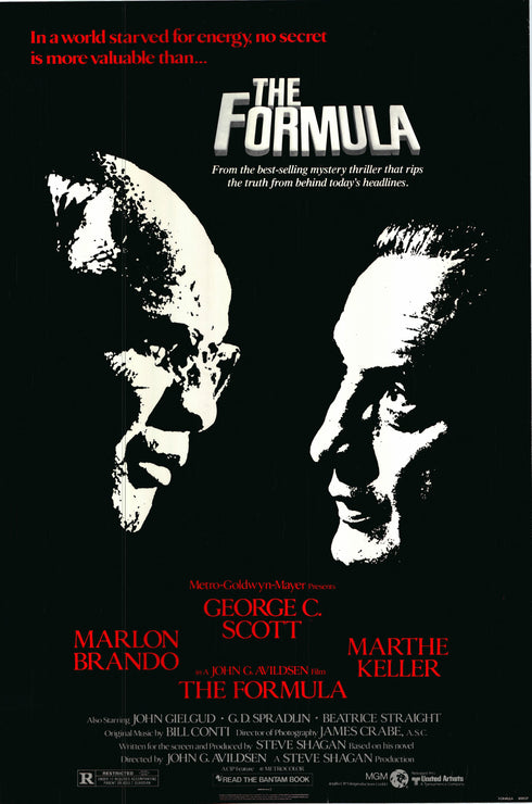 the formula 1980 one sheet poster rolled