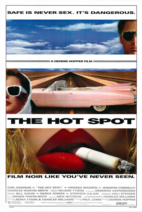 the hot spot 1990 one sheet poster double sided rolled