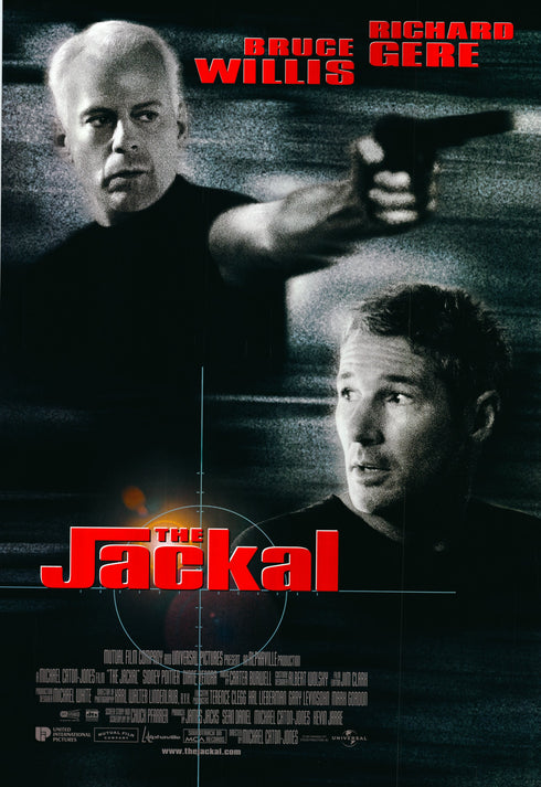 the jackal 1997 one sheet poster double sided rolled