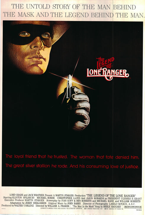 the legend of the lone ranger 1980 one sheet poster rolled
