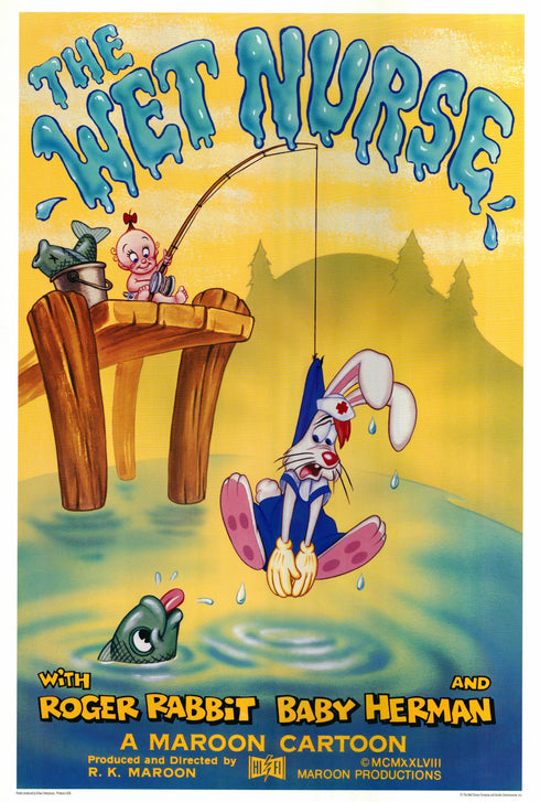 the wet nurse 1989 one sheet poster rolled