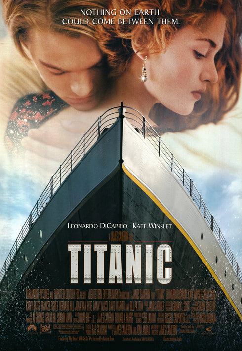 titanic 1997 one sheet poster double sided rolled