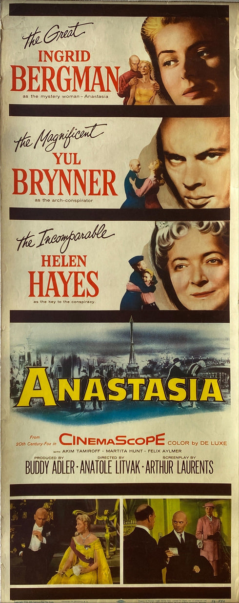 anastasia 1956 insert card