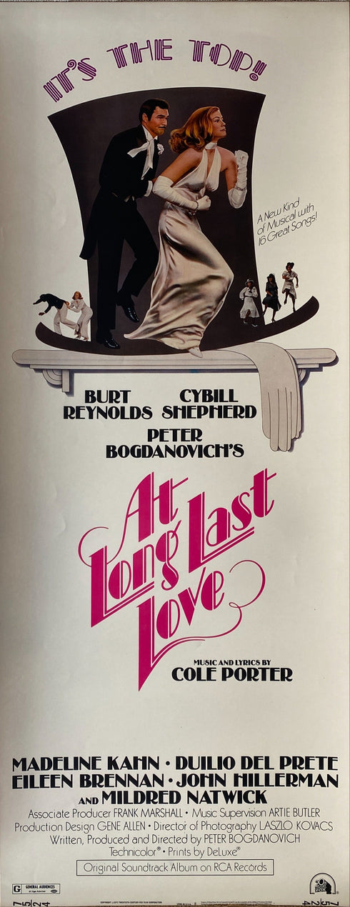 at long last love 1975 insert card, rolled