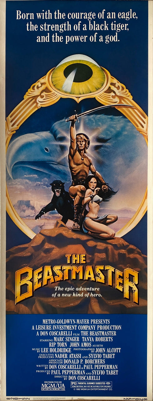 beastmaster 1982 insert card