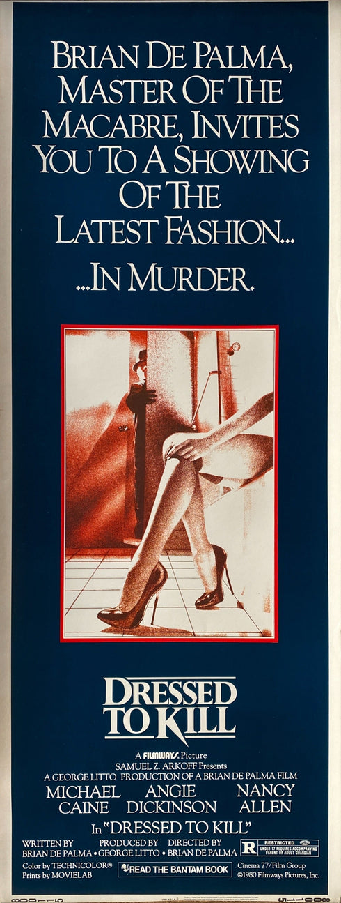 dressed to kill 1980 insert card