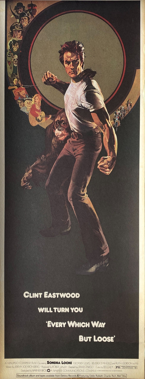 every which way but loose 1978 insert card