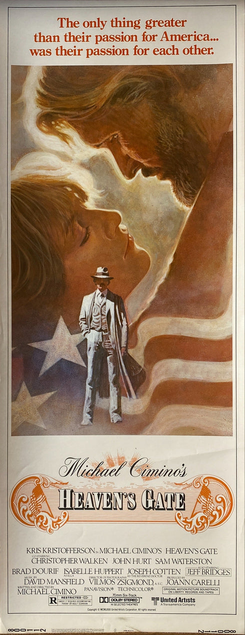 heaven's gate 1980 insert card