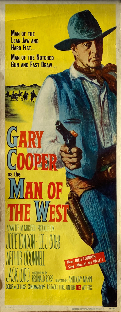 man of the west 1958 insert card