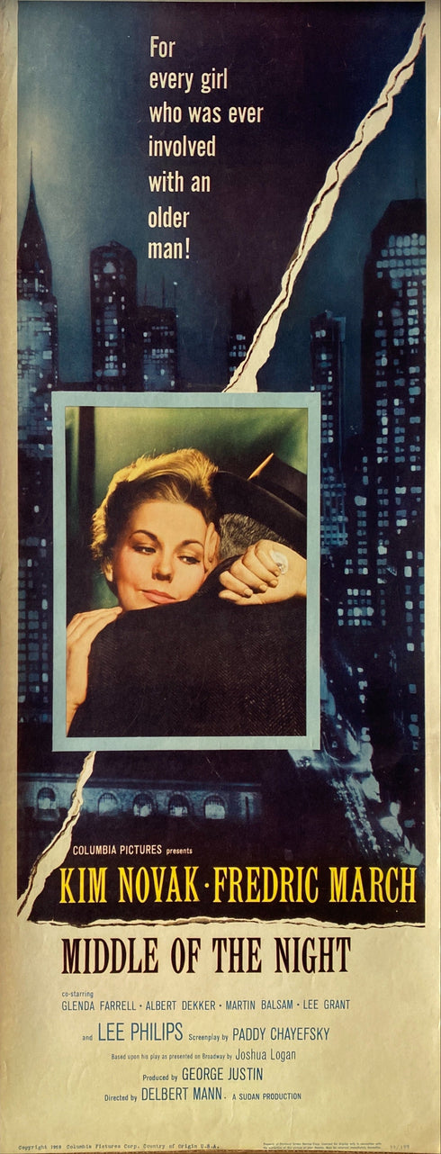 middle of the night 1959 insert card