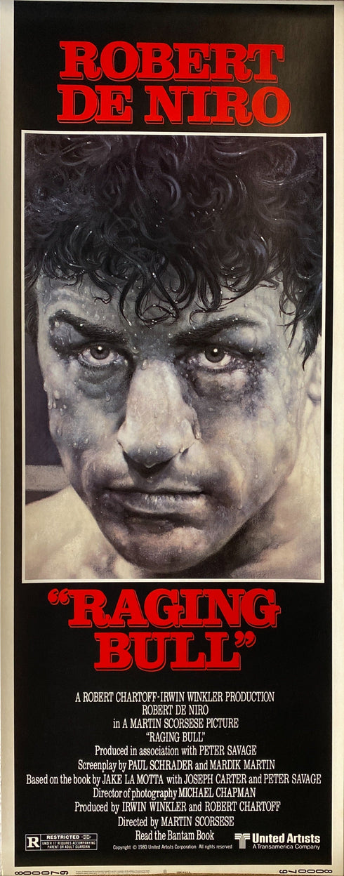 raging bull, 1980 insert card <br>(framed)