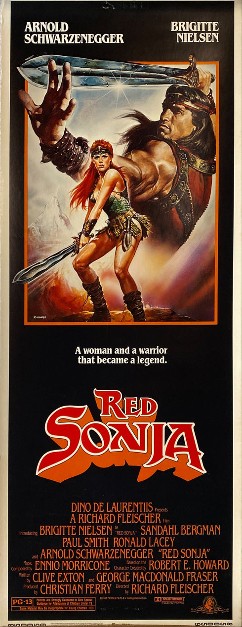 red sonja 1985 insert card