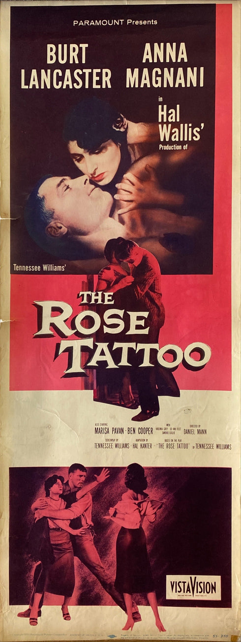 the rose tattoo 1955 insert card