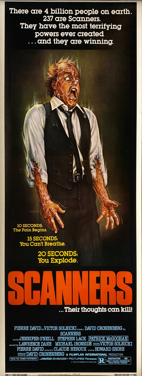 scanners 1981 insert card