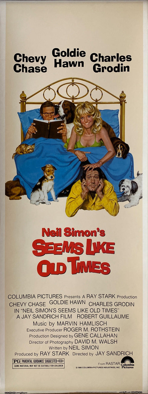 seems like old times 1980 insert card