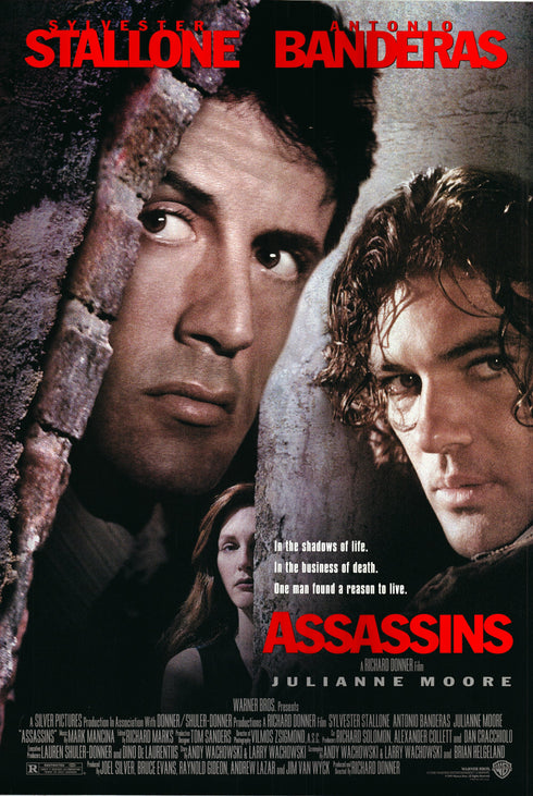 assassins 1995 one sheet double sided poster